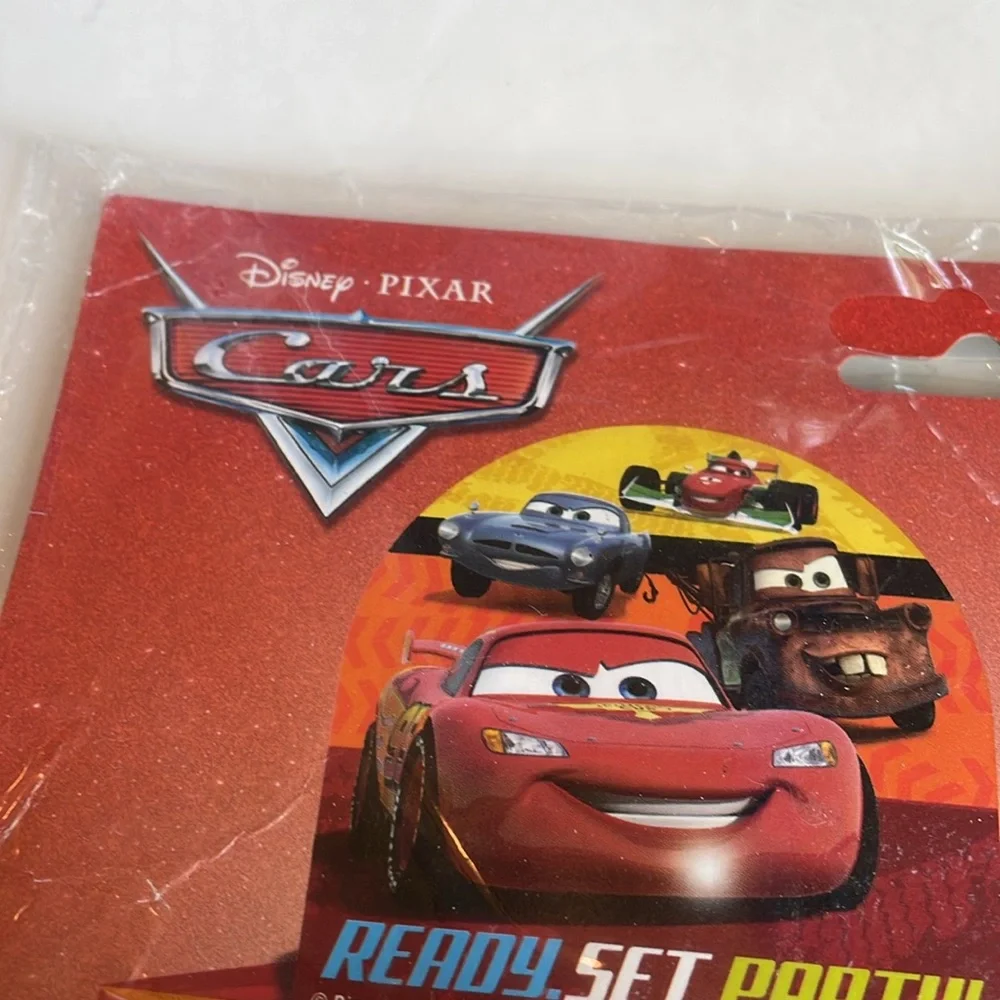 Disney CARS CENTERPIECE/FAVOR boxes 8 count- party lightning mcqueen